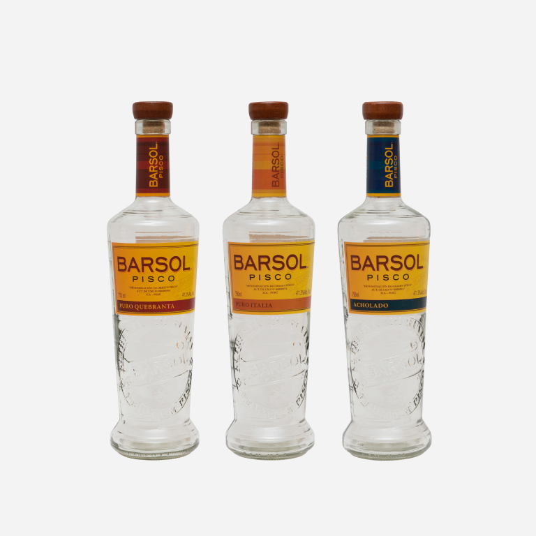 Barsol Pisco bottles